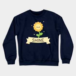 Shine Cute Flower Crewneck Sweatshirt